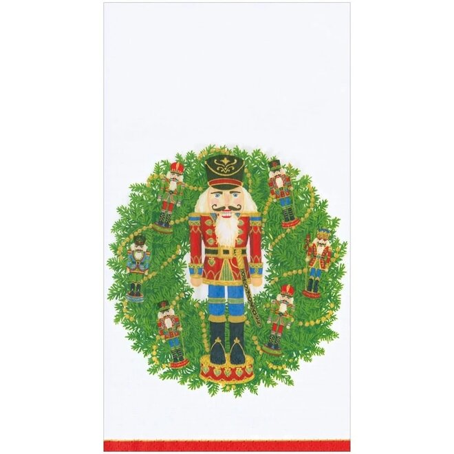 Nutcracker Wreath Hostess Napkins