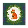Tartan Fox Blue & Green Luncheon Napkins