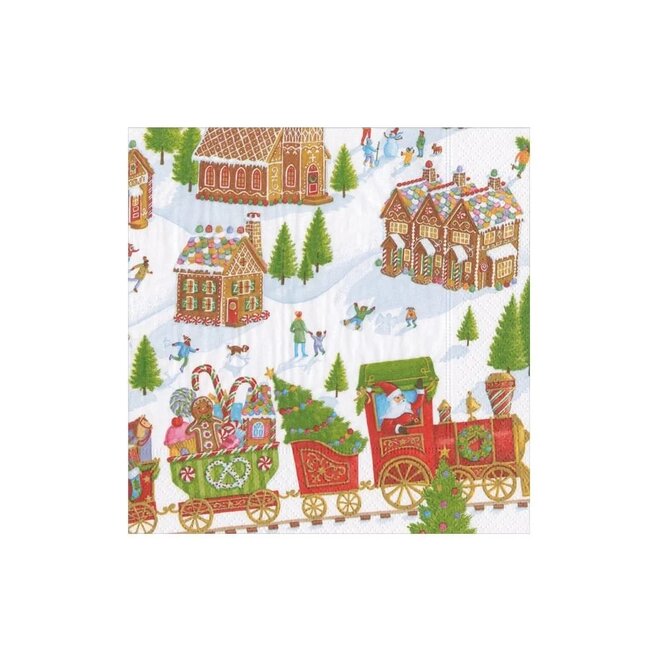 Gingerbread Village Cocktail Napkins
