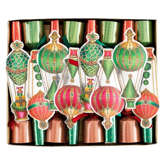 Christmas In The Air Luxury Cone Crackers (Box of 8)