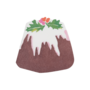 Plum Pudding Die-Cut Napkins