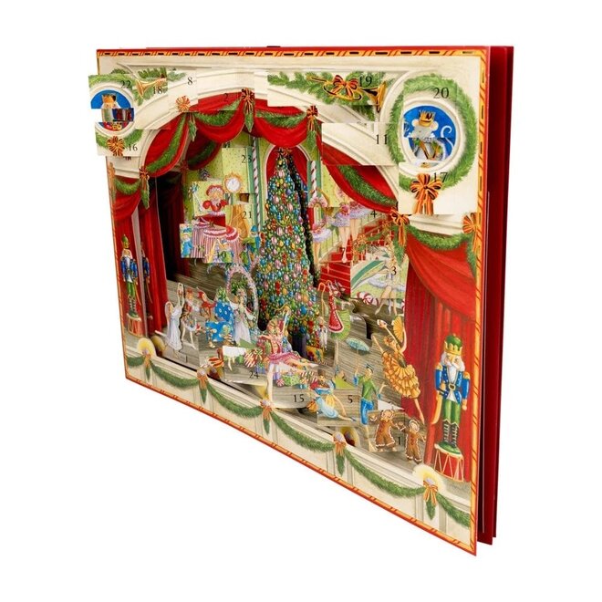 Nutcracker Ballet 3D Paper Advent Calendar