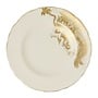 Gold Aves Motif Bread & Butter Plate