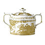 Gold Aves Covered Sugar Bowl