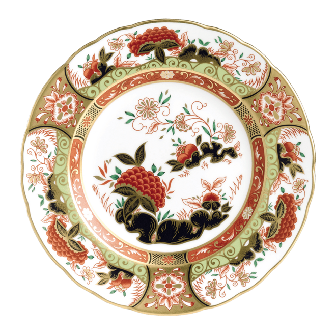 Imari Golden Peony Accent Plate