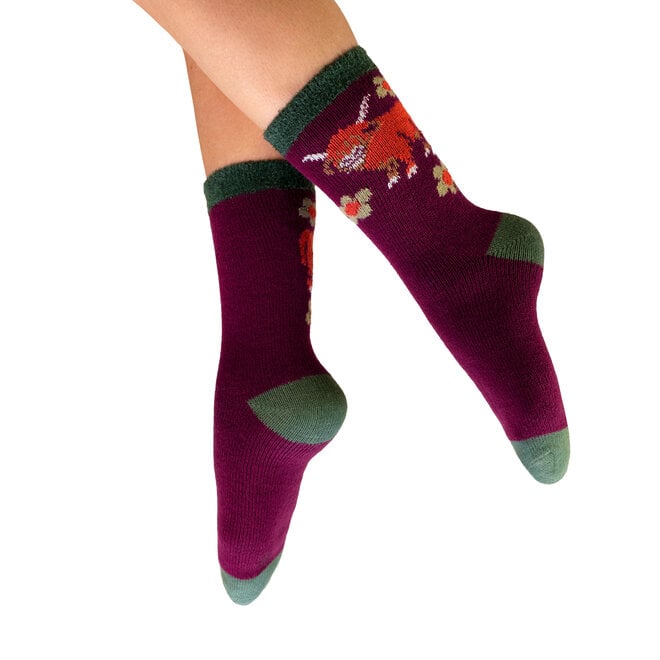 Highland Cow Cosy Women's Socks