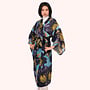 Hellebore Long Kimono Gown