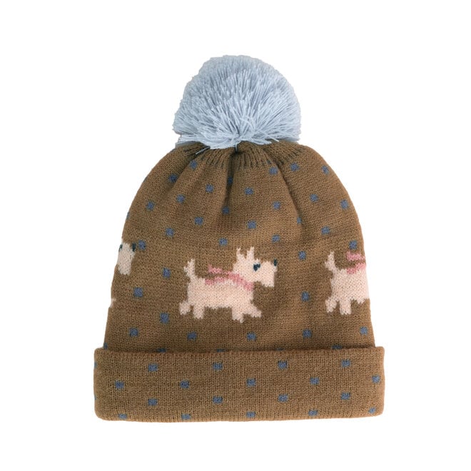 Kids Westie Hat in Moss