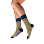 Handsome Highland Cows Sage Men's Ankle Socks