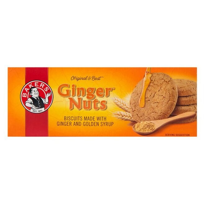 Bakers Ginger Nuts Biscuits 190g