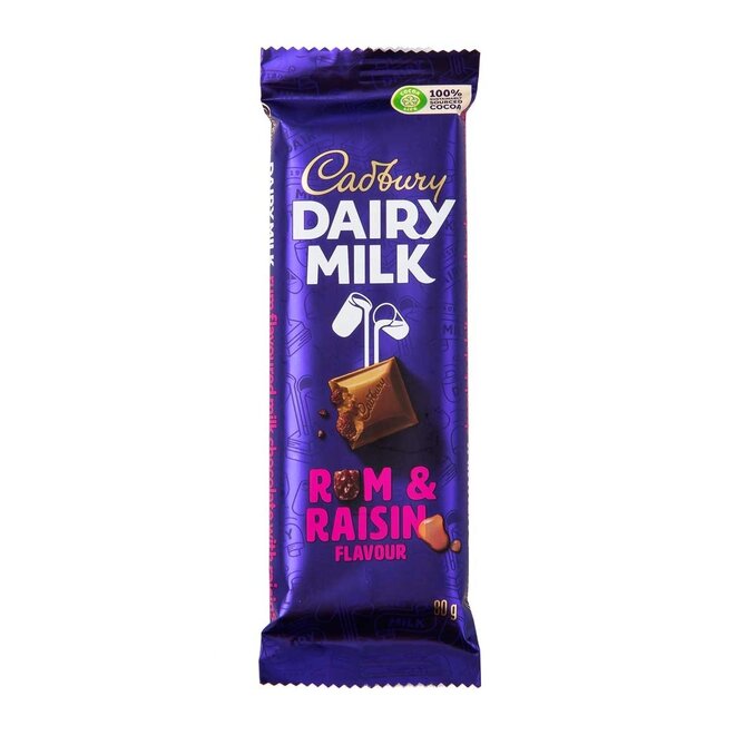 Cadbury Rum & Raisin Bar 80g