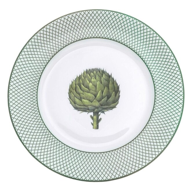 Kitchen Garden Artichoke Trellis Dinner Plate