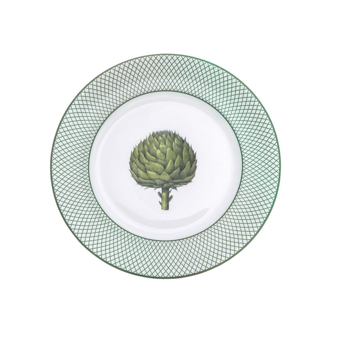 Kitchen Garden Artichoke Trellis Salad Plate