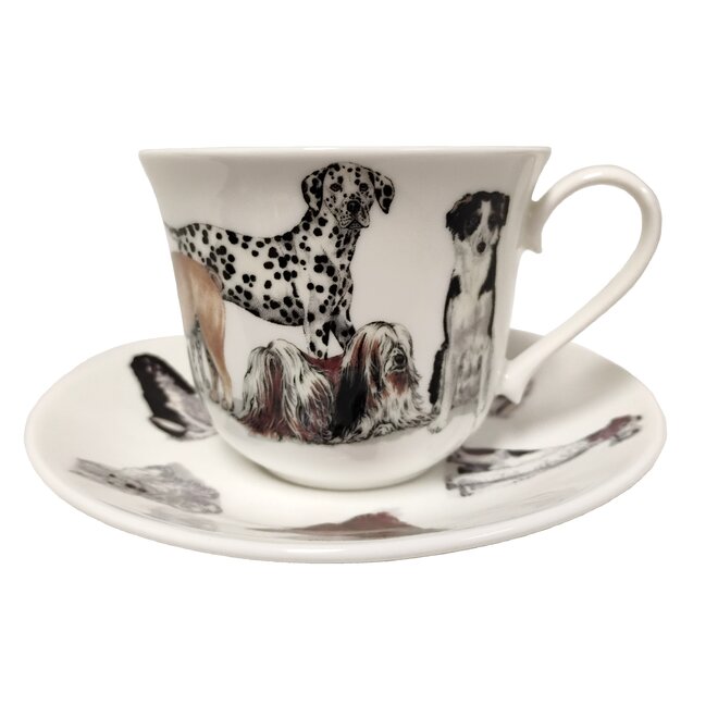 Dogs Galore Breakfast Cup & Saucer