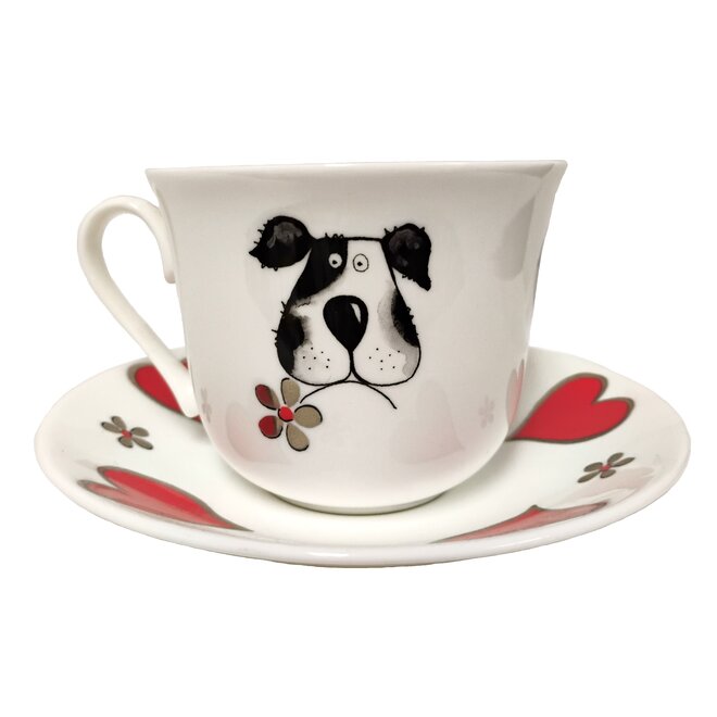 Dog Breakfast Cup & Saucer