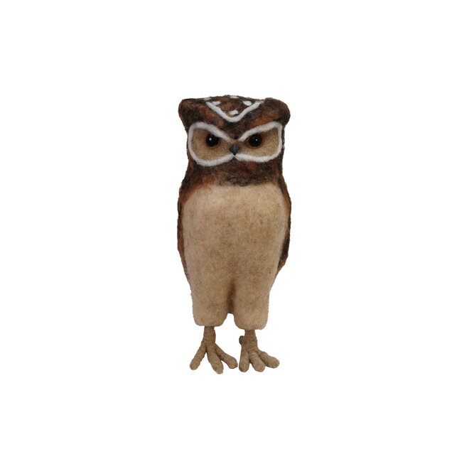 Wool Felt Burrowing Owl