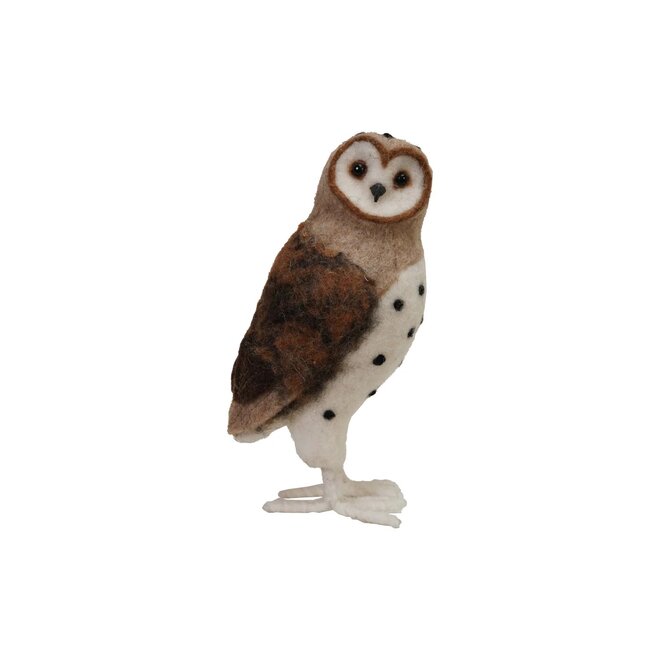 Wool Felt Barn Owl