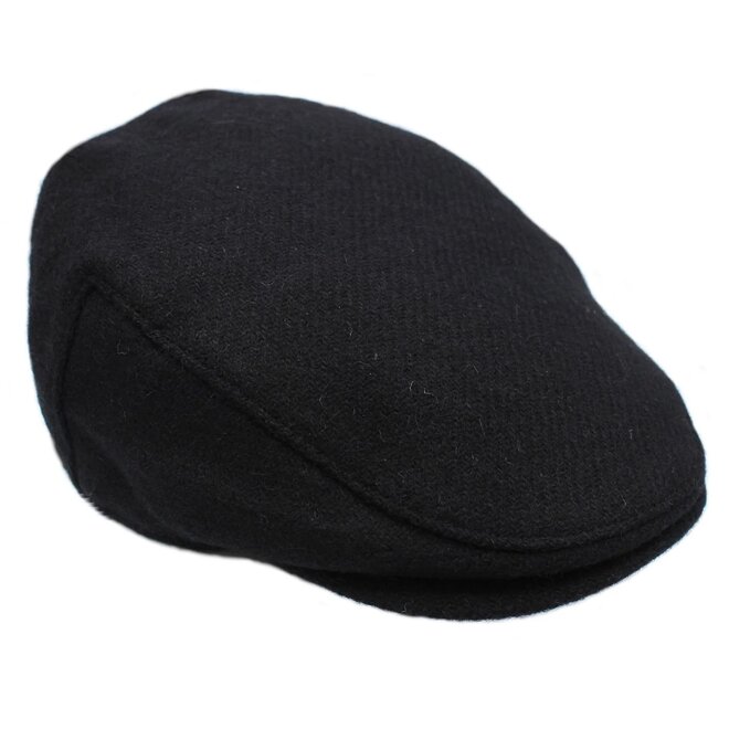Harris Tweed Ink Highland Flat Cap