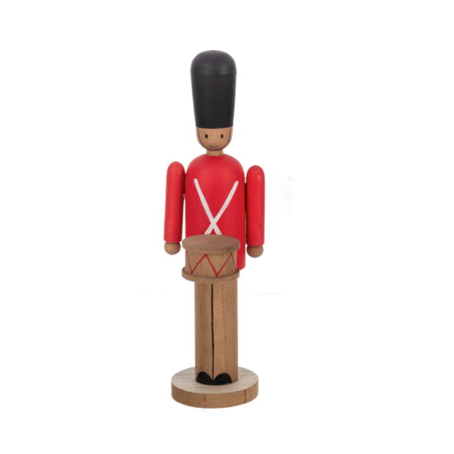 Wood Nutcracker With Drum