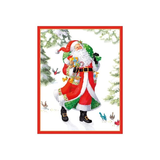 Snowy Santa Boxed Christmas Cards