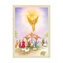 Golden Angel Nativity Boxed Christmas Cards