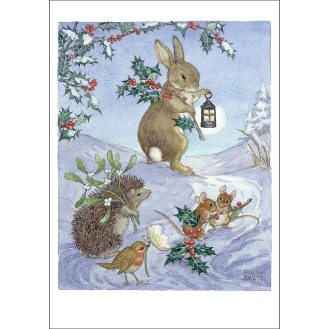 Molly Brett: Christmas Animals Small Holiday Cards