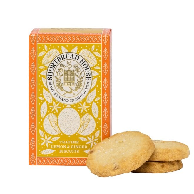 Shortbread House Teatime Lemon & Ginger Biscuits 140g