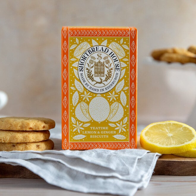 Shortbread House Teatime Lemon & Ginger Biscuits 140g