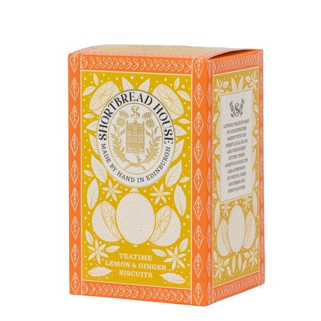 Shortbread House Teatime Lemon & Ginger Biscuits 140g