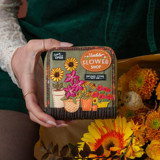 Flower Shop Amber Edition Square Wallet