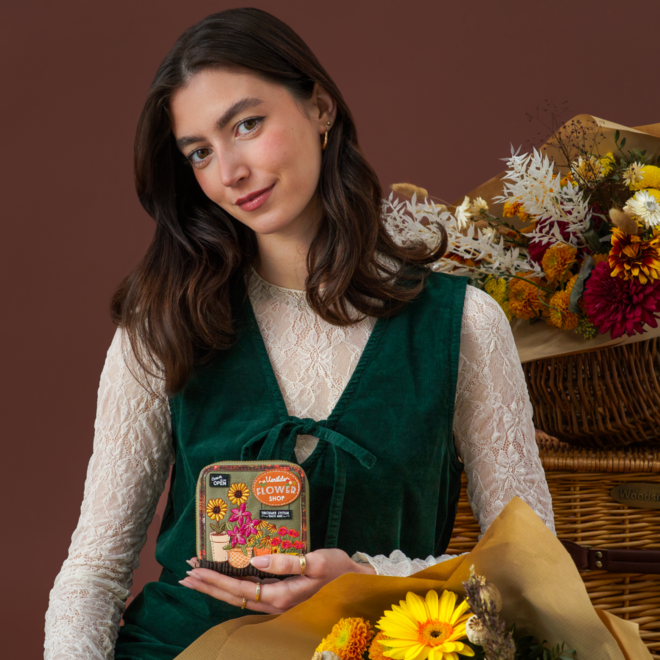 Flower Shop Amber Edition Square Wallet