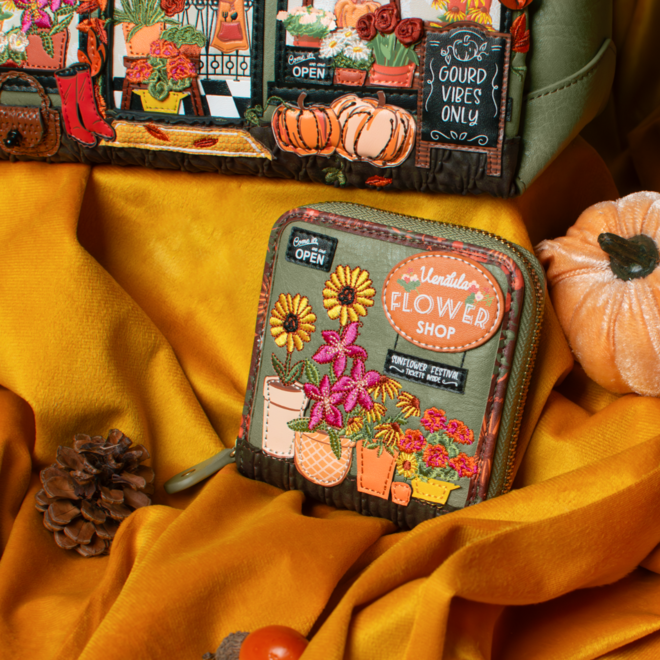 Flower Shop Amber Edition Square Wallet