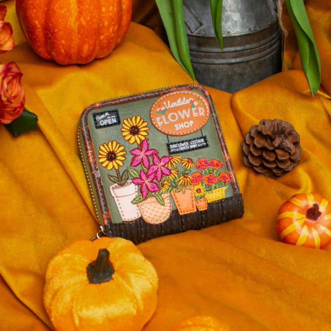 Flower Shop Amber Edition Square Wallet
