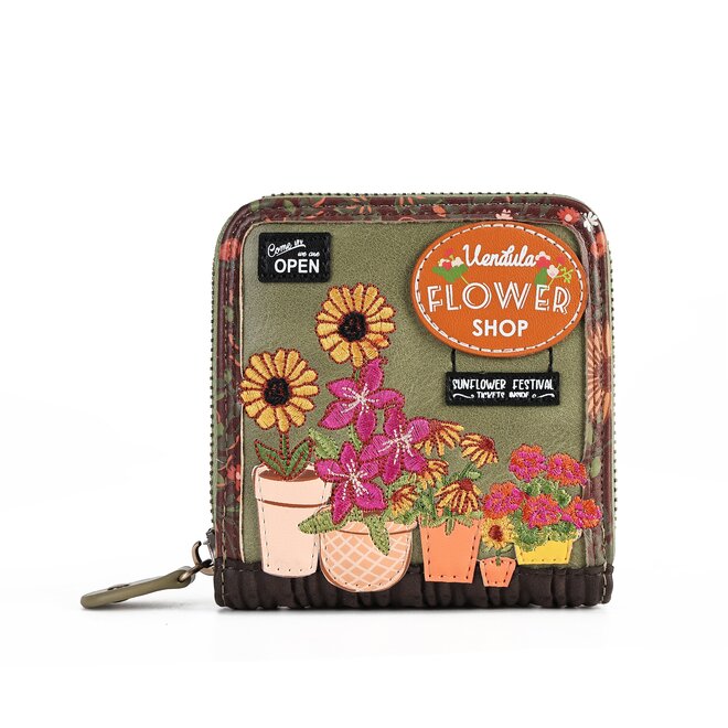 Flower Shop Amber Edition Square Wallet