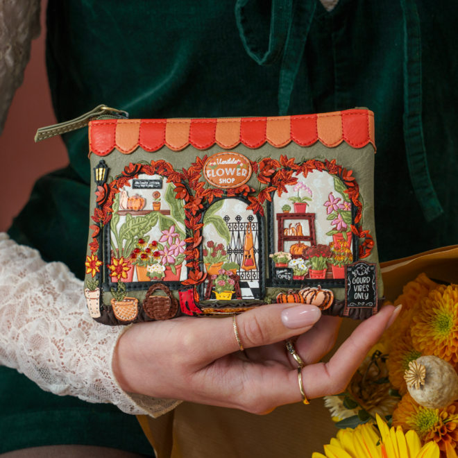 Flower Shop Amber Edition Zipper Coin Purse