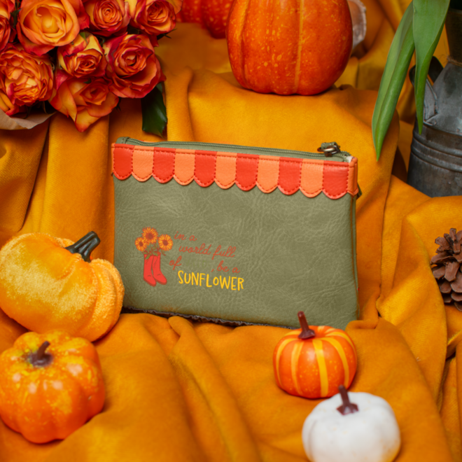 Flower Shop Amber Edition Zipper Coin Purse