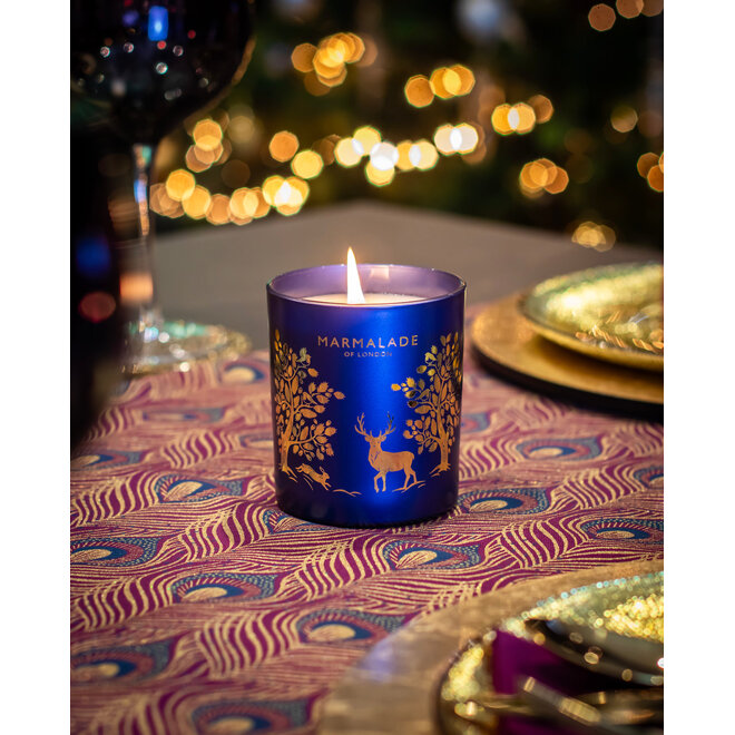 Midnight Woods Glass Candle