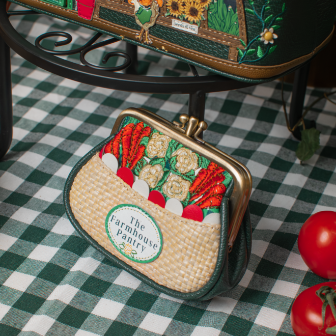 Farmhouse Pantry Clipper Coin Purse
