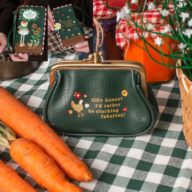 Farmhouse Pantry Clipper Coin Purse