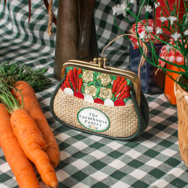 Farmhouse Pantry Clipper Coin Purse