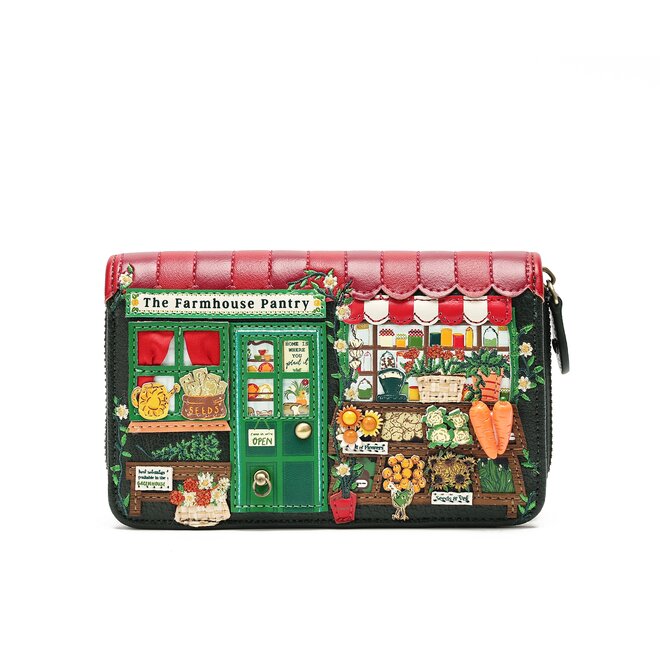 Farmhouse Pantry Medium Ziparound Wallet
