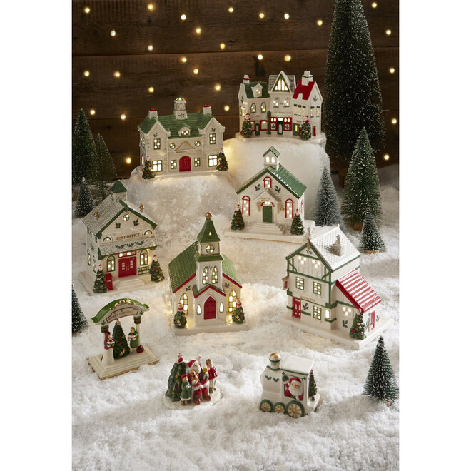 Christmas Tree Village LED Village Hotel