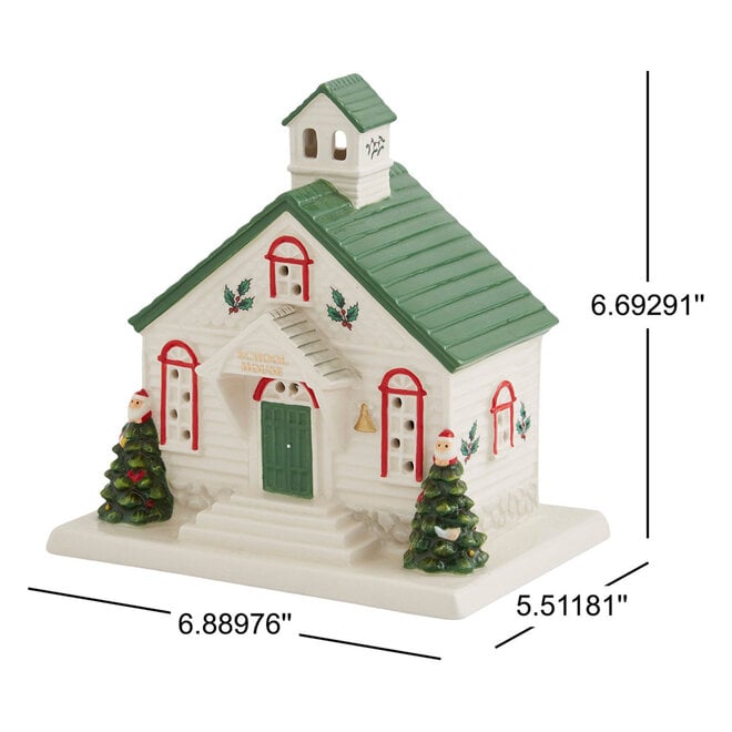 Christmas Tree Village LED School House