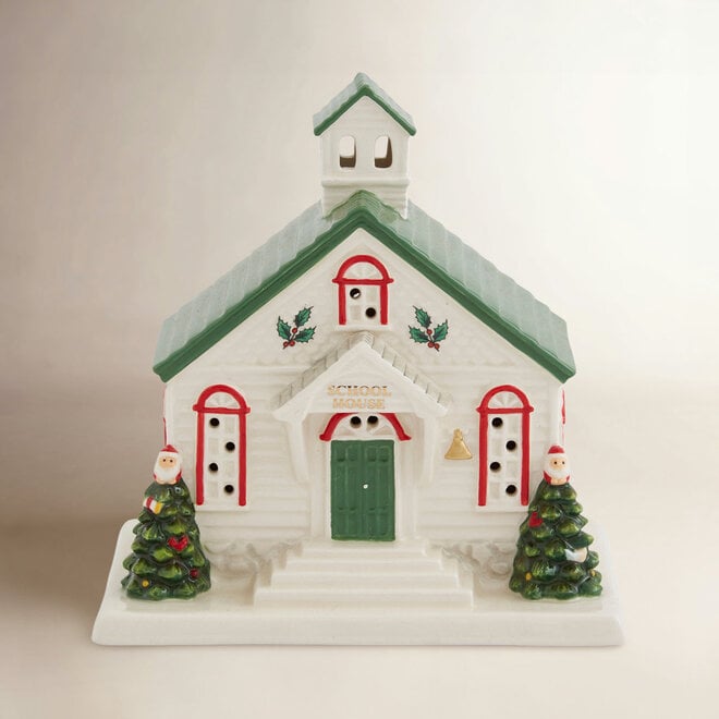 Christmas Tree Village LED School House