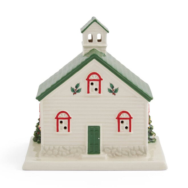Christmas Tree Village LED School House