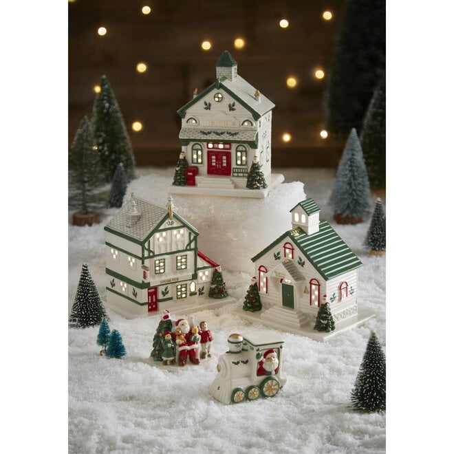Christmas Tree Village LED School House