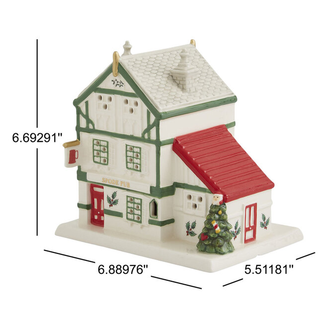 Christmas Tree Village LED Public House