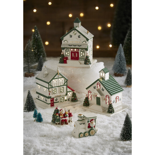 Christmas Tree Village LED Public House