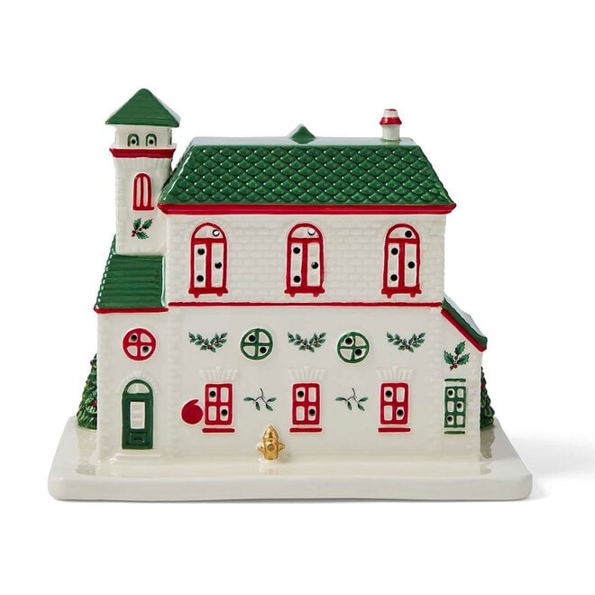 Christmas Tree Village LED Fire Station