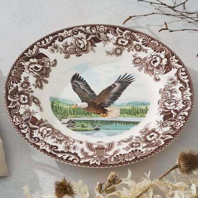 Woodland 250th Anniversary Dinner Plate (Eagle)